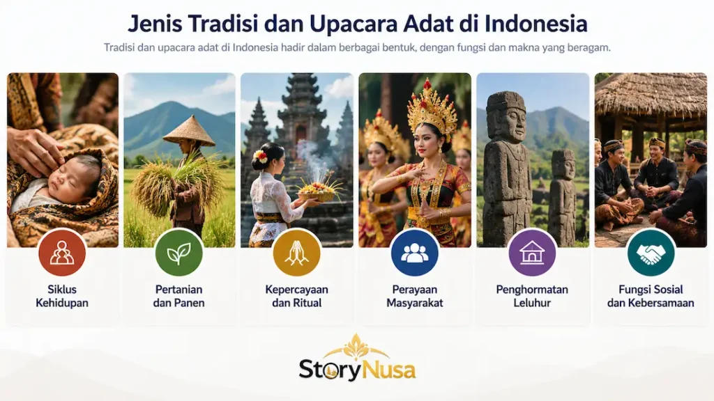 Jenis tradisi dan upacara adat di Indonesia