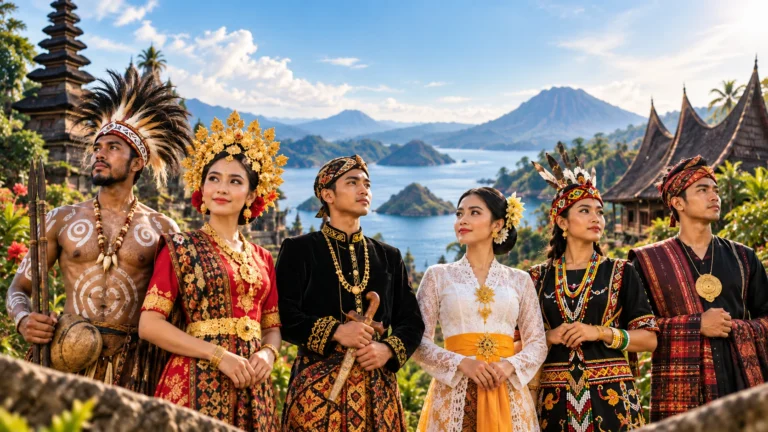 Keragaman pakaian adat Indonesia dari berbagai wilayah