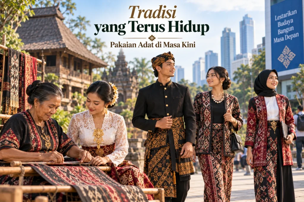 Pewarisan keterampilan dan pengetahuan pakaian tradisional Indonesia