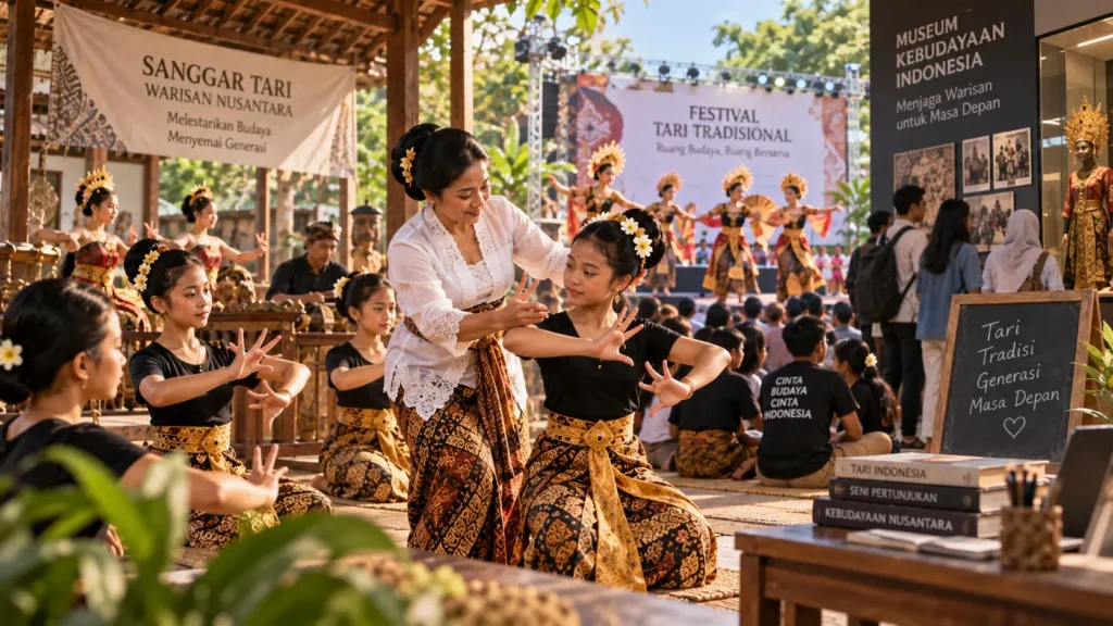 Upaya pelestarian tari tradisional melalui pewarisan dan ruang budaya