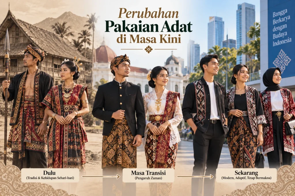 Perubahan penggunaan pakaian tradisional di masa kini