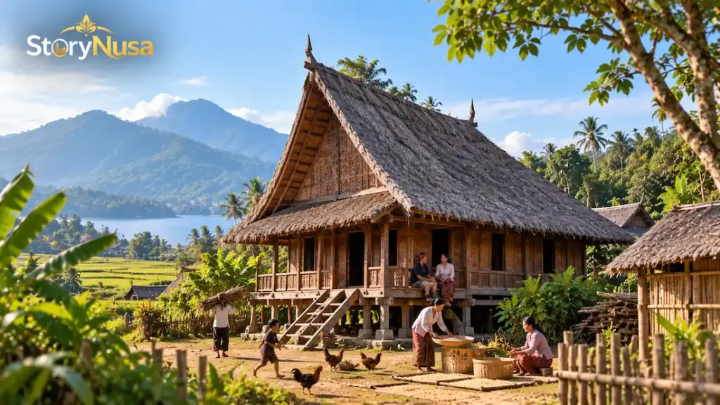 Rumah adat sebagai bagian dari kehidupan masyarakat dan lingkungan sekitarnya