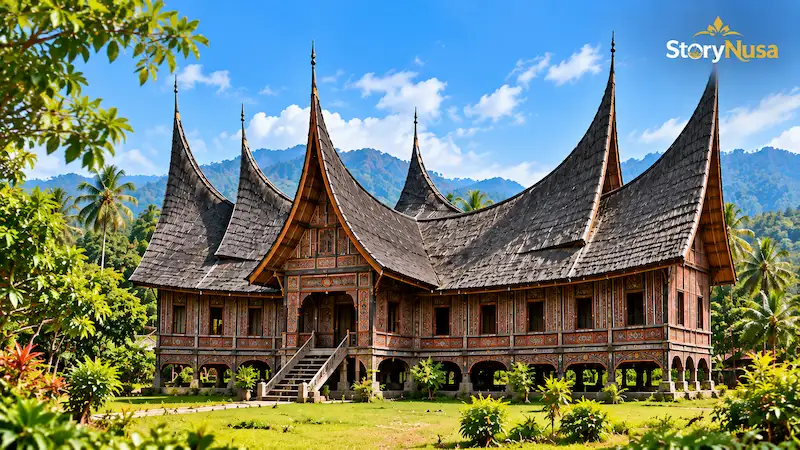 Rumah Gadang dari Sumatera barat