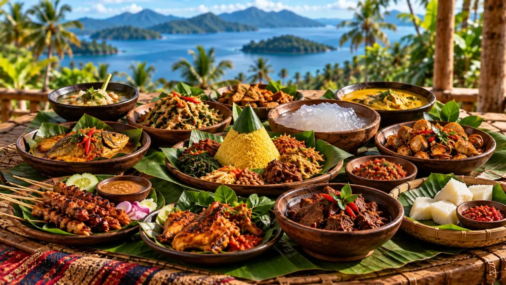 Ragam makanan tradisional Indonesia dari berbagai wilayah