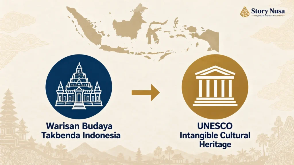Perbandingan mekanisme Warisan Budaya Takbenda Indonesia dan UNESCO
